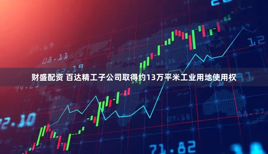 财盛配资 百达精工子公司取得约13万平米工业用地使用权