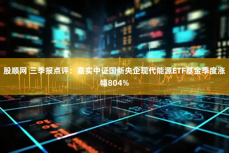 股顺网 三季报点评：嘉实中证国新央企现代能源ETF基金季度涨幅804%
